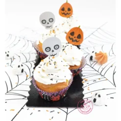 SCRAPCOOKING 24 Caissettes Cupcake + 24 Cake Toppers Halloween* Moules En Papier