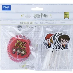 PME 12 Caissettes Cupcakes + 12 Cake Toppers Harry Potter* Décoration Gâteau|Moules En Papier