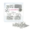 SCRAPCOOKING 4 Décors en Sucre Silver Mix 68 g* Décoration Comestible