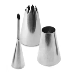 SCRAPCOOKING 3 Douilles Pâtissières pour Choux et Eclairs* Douilles Pâtisserie