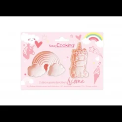 SCRAPCOOKING 2 Emporte-pièces avec éjecteurs Licorne* Emporte Pièce - Découpoir Pâtisserie