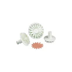 MALLARD FERRIERE 3 Emporte-Pièces Tournesol à Poussoir* Emporte Pièce - Découpoir Pâtisserie