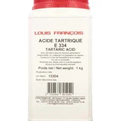 LOUIS FRANCOIS Acide Tartrique 1 kg E334* Additifs Alimentaires