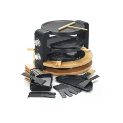 KITCHENCHEF Appareil à Raclette Multifonction, Grill & Crêpière* Crêpière Eléctrique