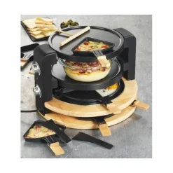 KITCHENCHEF Appareil à Raclette Multifonction, Grill & Crêpière* Crêpière Eléctrique