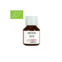 CUISINEADDICT Arôme Alimentaire Bio de Rose 58 ml* Produits Bio|Arômes Alimentaires