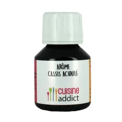 CUISINEADDICT Arôme Alimentaire Cassis Acidulé 58 ml* Arômes Alimentaires