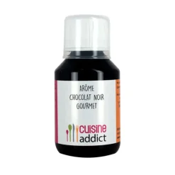 CUISINEADDICT Arôme Alimentaire Chocolat Noir Gourmet 115 ml* Arômes Alimentaires