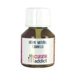 CUISINEADDICT Arôme Alimentaire Naturel Cannelle 58ml* Arômes Alimentaires