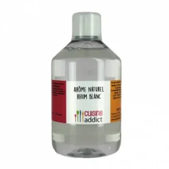 CUISINEADDICT Arôme Alimentaire Naturel Rhum Blanc 500 ml* Arômes Alimentaires