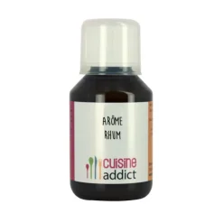 CUISINEADDICT Arôme Alimentaire Rhum Brun 115 ml* Arômes Alimentaires