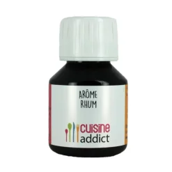 CUISINEADDICT Arôme Alimentaire Rhum Brun 58 ml* Arômes Alimentaires
