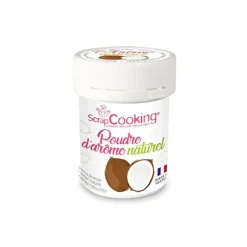 SCRAPCOOKING Arôme Naturel en Poudre Noix de Coco 15 g* Arômes Alimentaires