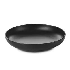 REVOL Assiette Creuse Porcelaine Noire 23 cm Adélie* Vaisselle