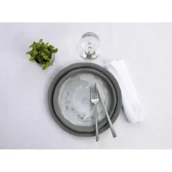 REVOL Assiette en Céramique Blanc Arctique 23,5 cm No.W* Vaisselle