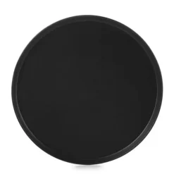 REVOL Assiette Plate Porcelaine Noire 22 cm Adélie* Vaisselle