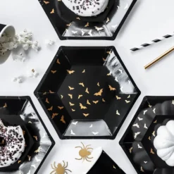 FUNCAKES Assiettes en Carton Trick Or Treat Halloween PartyDeco (x6)* Vaisselle