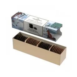 VALRHONA Assortiment Palets Chocolat Noir Guanaja et Lait Praliné Pécan 80 g* Chocolats À Offrir|Confiserie