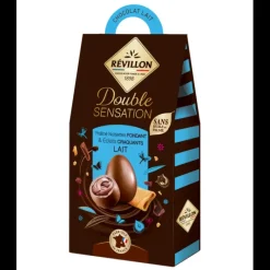REVILLON Assortiment Œufs Chocolat au Lait Double Sensation 155 g Révillon* Chocolats À Offrir|Confiserie