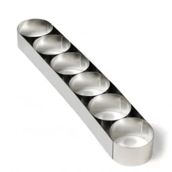 GOBEL Attelage 6 Cercles à Mousse H 4 cm* Cercle À Patisserie