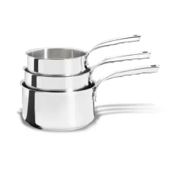 DE BUYER Batterie Cuisine Induction Casserole Inox Ø 16-18-20 cm Milady* Casseroles