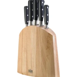 RICHARDSON Bloc à Couteaux + 5 Couteaux V Sabatier* Rangement Couteaux|Couteau À Pain