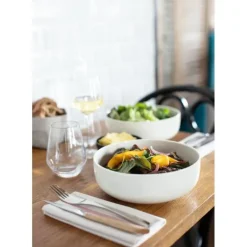 REVOL Bol à Salade en Porcelaine Ivoire 1,5 L Adélie* Servir, Présenter|Vaisselle