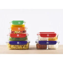 MASTRAD Boîte de Conservation Connectée 640 ml Orange Stor'eat* Conservation