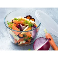 PYREX Boîte de Conservation en Verre Ronde 15 cm 1,1 L Cook & Store* Conservation