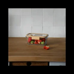 PEBBLY Boîte de Conservation en Verre Sous-Vide 800 ml* Conservation