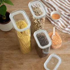 PEBBLY Boîte de Conservation en Verre Rectangulaire 2,6 L* Conservation