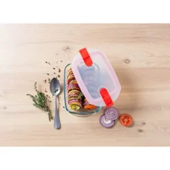 PYREX Boîte de Conservation en Verre Rectangulaire 23 x 15 cm 1,1 L Cook & Heat* Conservation