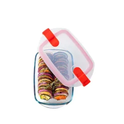 PYREX Boîte de Conservation en Verre Rectangulaire 28 x 20 cm 2,5 L Cook & Heat* Conservation