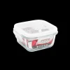 PEBBLY Boîte de Conservation en Verre Carré 320 ml* Plat De Cuisson|Conservation