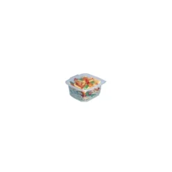 CUISINEADDICT Boîte Plastique avec Couvercle 375 ml 12,3 x 11,4 cm x H 6,6 cm (x50) Ondipack* Conservation