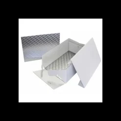 PME Boîte Pâtissière avec Support à Gâteau Rectangulaire 33 x 22,8 cm* Emballage Alimentaire