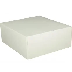 CUISINEADDICT Boîte pâtissière blanche - 16 x H 8 cm - (x50)* Emballage Alimentaire