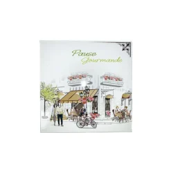 CUISINEADDICT Boîte pâtissière Pause Gourmande - 18 x H 5 cm - (x50)* Emballage Alimentaire