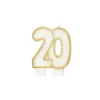 GATODECO Bougie Anniversaire 20 ans Gatodéco* Décoration Gâteau