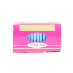 CUISINEADDICT Bougie anniversaire torsadée Bleue (x100)* Décoration Gâteau