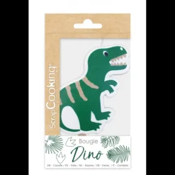 SCRAPCOOKING Bougie Dinosaure XXL* Décoration Gâteau