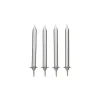 GATODECO Bougies Argentées (x12) avec bobèches Gatodéco* Décoration Gâteau