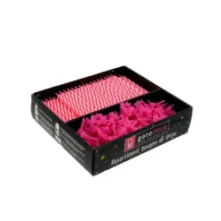 GATODECO Bougies Roses avec Supports (x125) Gatodéco* Décoration Gâteau