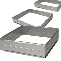 GOBEL Cadre à Opéra Extensible 16 x 28 H 4,5 cm Inox* Cercle À Patisserie