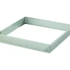MALLARD FERRIERE Cadre à Tarte Carré Inox Perforé 20 cm H.2 cm* Cercle À Patisserie