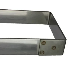 MALLARD FERRIERE Cadre Rectangle Inox 57 x 11 cm x H 3 cm Mallard* Cercle À Patisserie