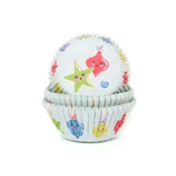 HOUSE OF MARIE Caissette Cupcake Boules de Noël (x50)* Moules En Papier