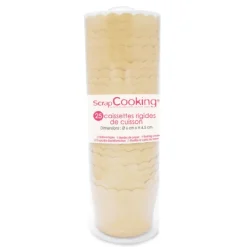 SCRAPCOOKING Caissette rigide de cuisson kraft (x25)* Moules En Papier