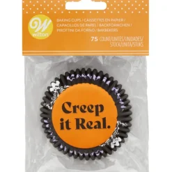 WILTON Caissettes Cupcakes Squelette Halloween (x75)* Moules En Papier