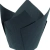 NORDIA Caissettes en Papier Tulipcup Noir Ø 5 cm H 8 cm* Moules En Papier